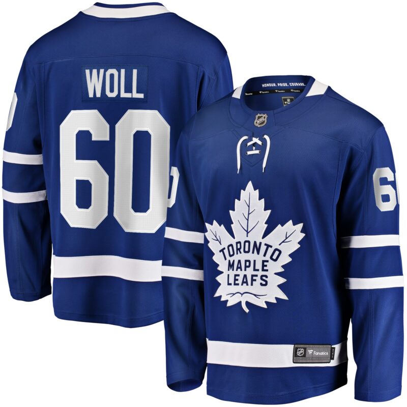 Joseph Woll Toronto Maple Leafs Home Premier Breakaway Player Jersey - Blue