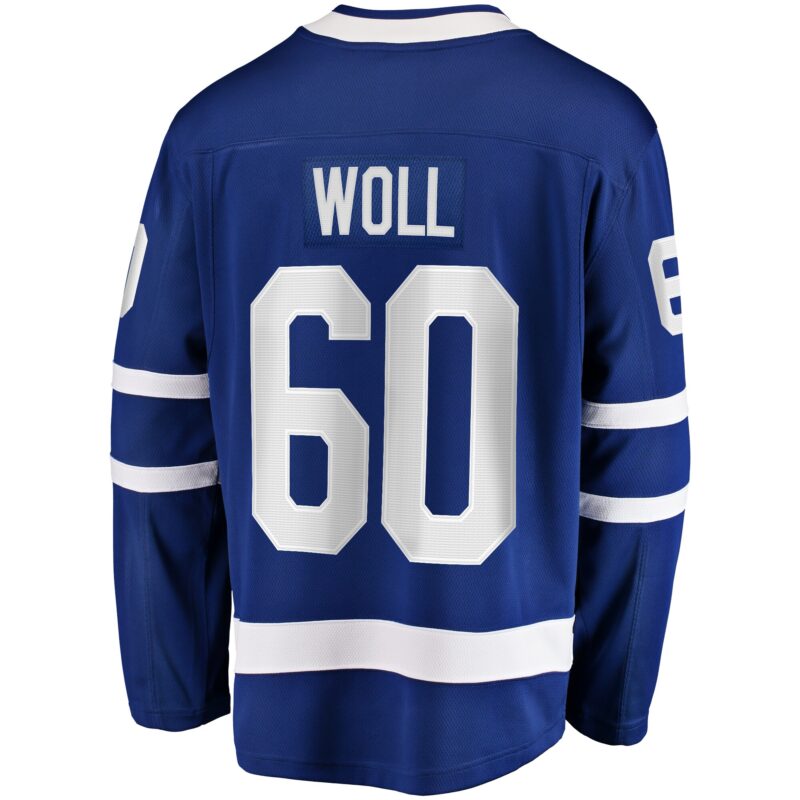 Joseph Woll Toronto Maple Leafs Home Premier Breakaway Player Jersey - Blue - Image 3