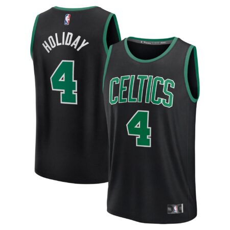 Jrue Holiday Boston Celtics Fast Break Player Jersey - Statement Edition - Black