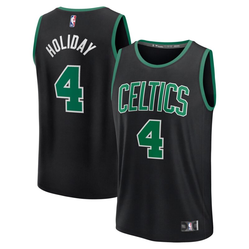 Jrue Holiday Boston Celtics Fast Break Player Jersey - Statement Edition - Black