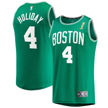Jrue Holiday Boston Celtics 2024 Basketball Finals Champions Fast Break Player Jersey - Kelly Green - Icon Edition