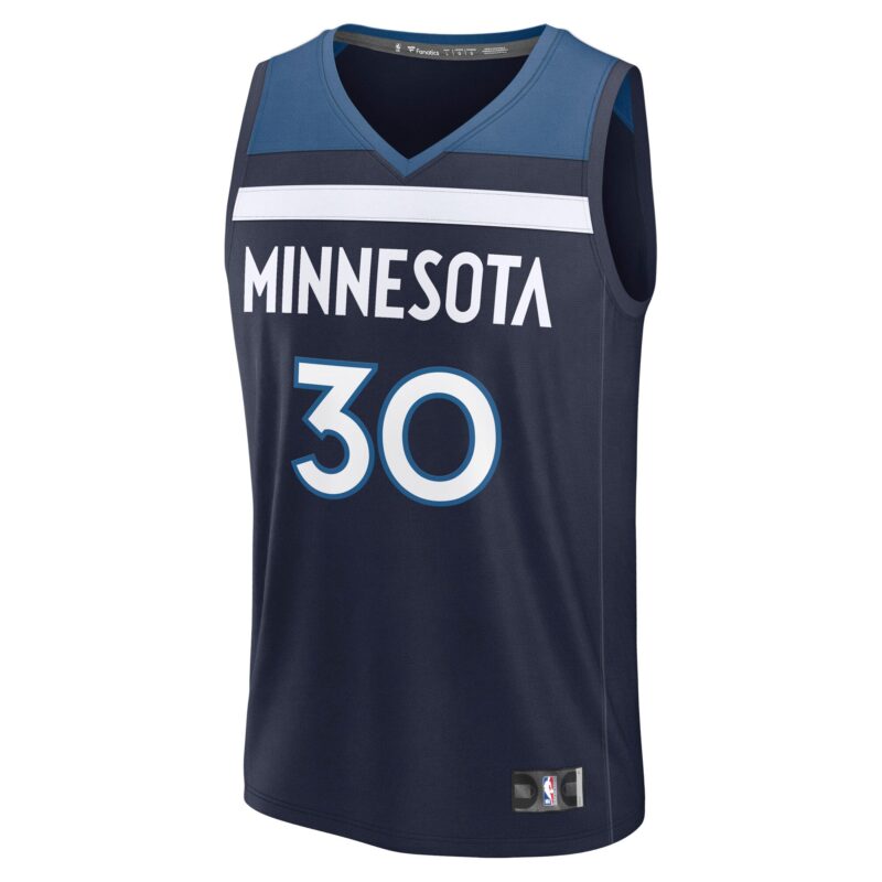 Julius Randle Minnesota Timberwolves Fast Break Player Jersey - Icon Edition - Navy - Image 2