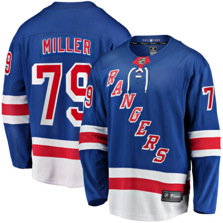 K'Andre Miller New York Rangers Home Breakaway Jersey - Blue