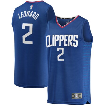 Kawhi Leonard LA Clippers Fast Break Player Jersey - Icon Edition - Royal