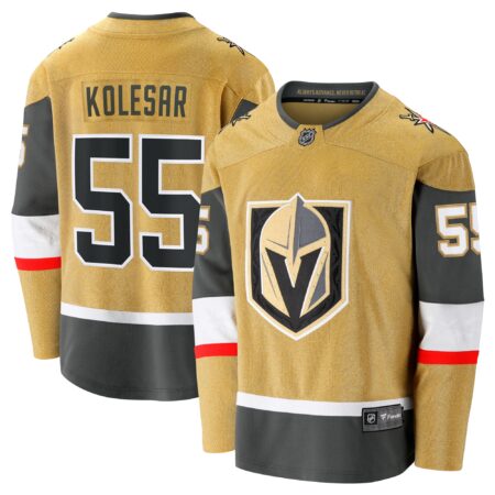 Keegan Kolesar Vegas Golden Knights Home Breakaway Jersey - Gold
