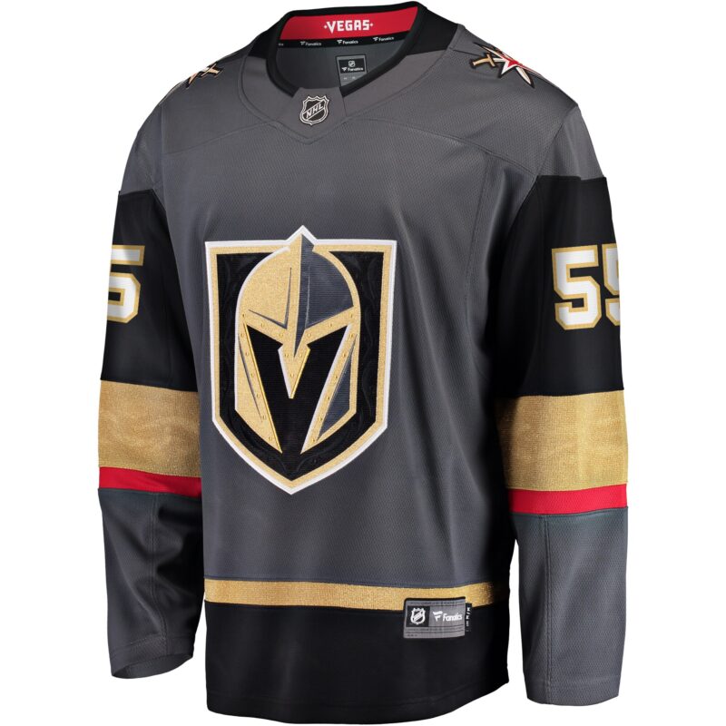 Keegan Kolesar Vegas Golden Knights Alternate Breakaway Player Jersey - Gray - Image 2