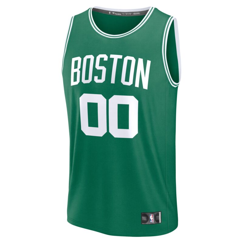 Boston Celtics Fast Break Custom Jersey - Icon Edition - Kelly Green - Image 2