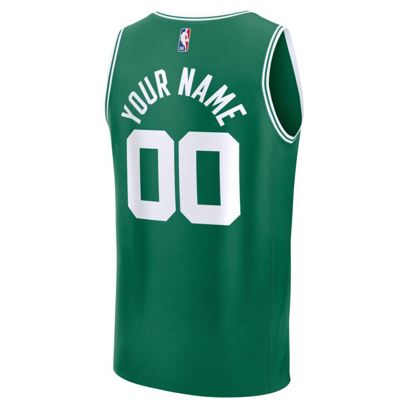 Boston Celtics Fast Break Custom Jersey - Icon Edition - Kelly Green - Image 3