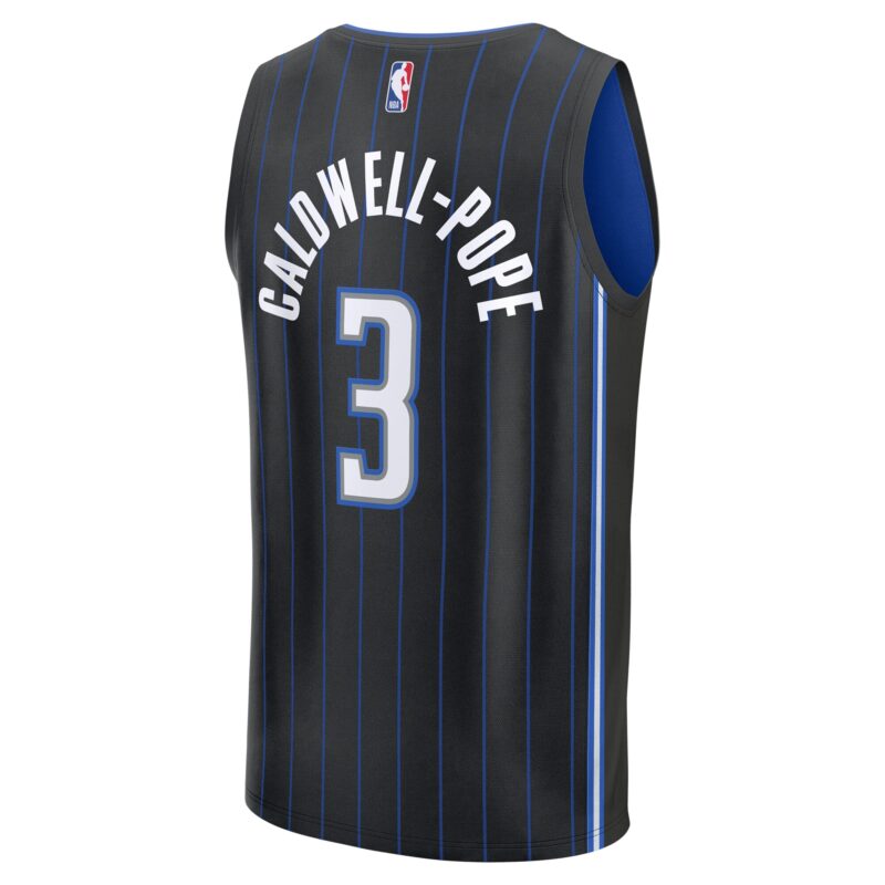 Kentavious Caldwell-Pope Orlando Magic Fast Break Player Jersey - Icon Edition - Black - Image 3