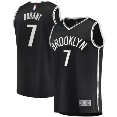 Kevin Durant Brooklyn Nets Fast Break Jersey - Icon Edition - Black