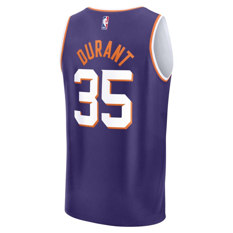 Kevin Durant Phoenix Suns Fast Break Player Jersey - Icon Edition - Purple - Image 3