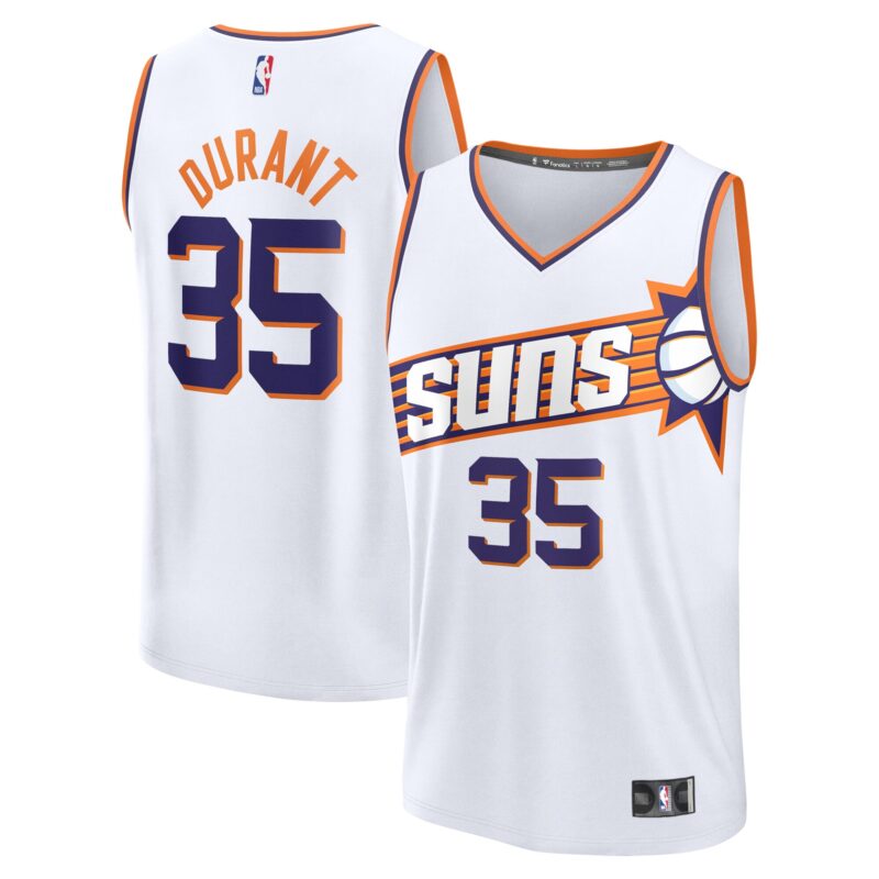Kevin Durant Phoenix Suns Fast Break Player Jersey - Association Edition - White