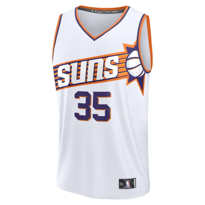 Kevin Durant Phoenix Suns Fast Break Player Jersey - Association Edition - White - Image 2
