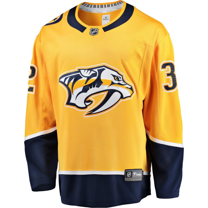Kevin Lankinen Nashville Predators Home Breakaway Player Jersey - Gold - Image 2