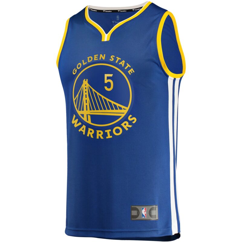 Kevon Looney Golden State Warriors Fast Break Jersey - Icon Edition - Blue - Image 2