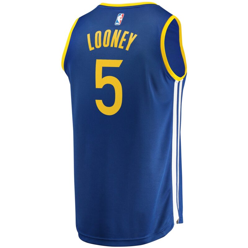 Kevon Looney Golden State Warriors Fast Break Player Team Jersey - Icon Edition - Royal - Image 3