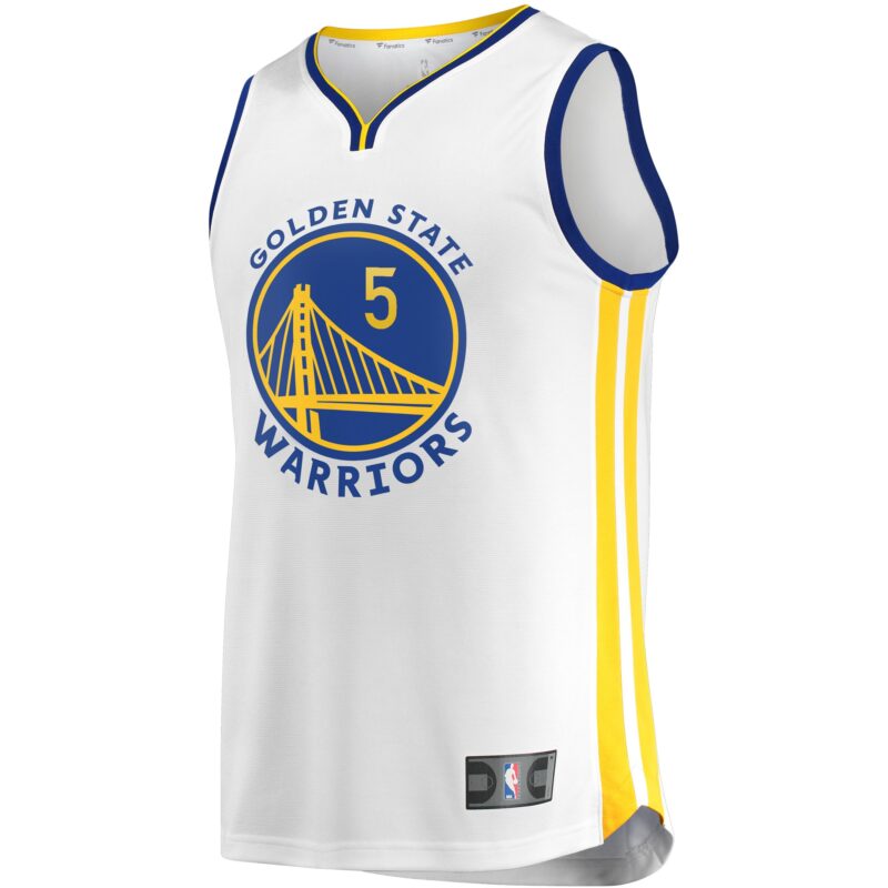 Kevon Looney Golden State Warriors Fast Break Player Jersey - Association Edition - White - Image 2