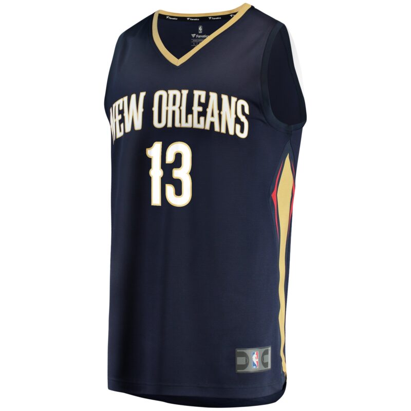 Kira Lewis Jr. New Orleans Pelicans Fast Break Jersey Navy - Icon Edition - Image 2
