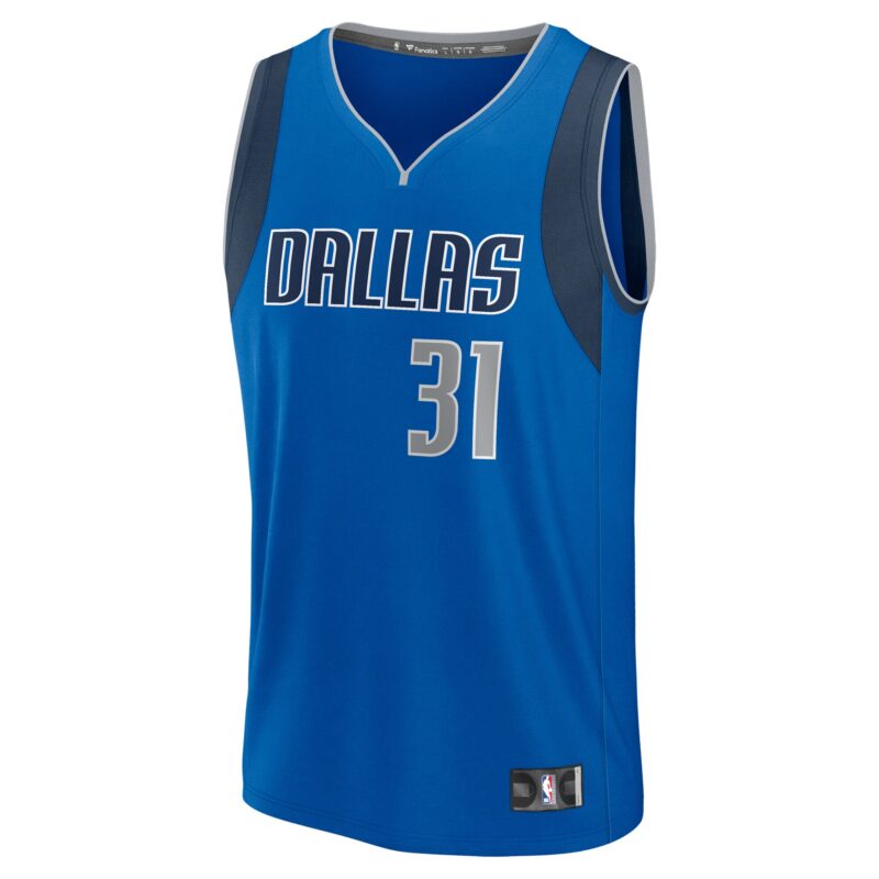 Klay Thompson Dallas Mavericks Fast Break Player Jersey - Icon Edition - Blue - Image 2