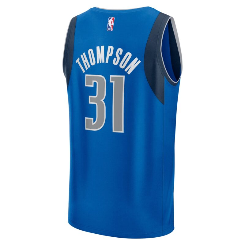 Klay Thompson Dallas Mavericks Fast Break Player Jersey - Icon Edition - Blue - Image 3