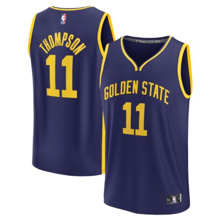 Klay Thompson Golden State Warriors Fast Break Player Jersey - Statement Edition - Navy