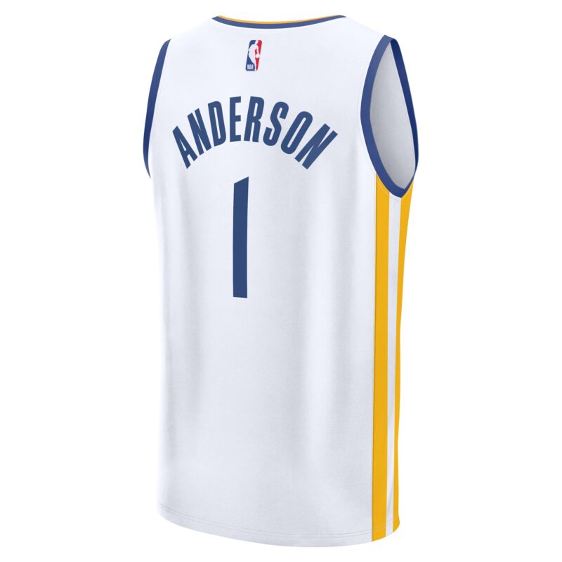 Kyle Anderson Golden State Warriors Fast Break Player Jersey - Association Edition - White - Image 3