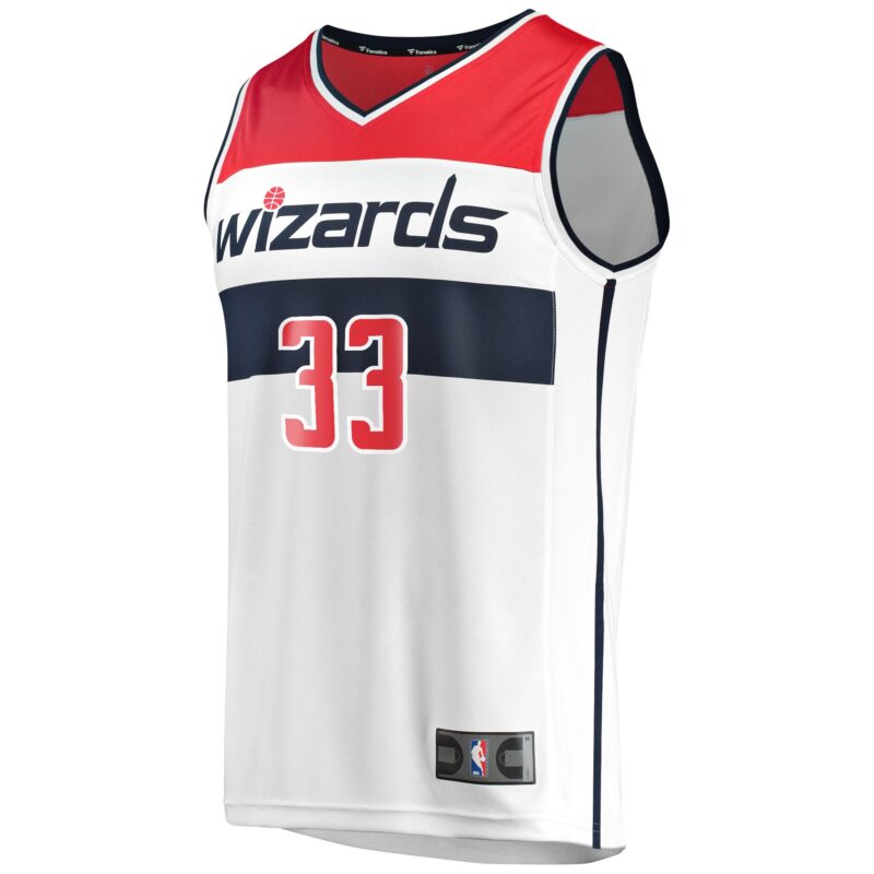 Kyle Kuzma Washington Wizards Fast Break Jersey - Association Edition - White - Image 2