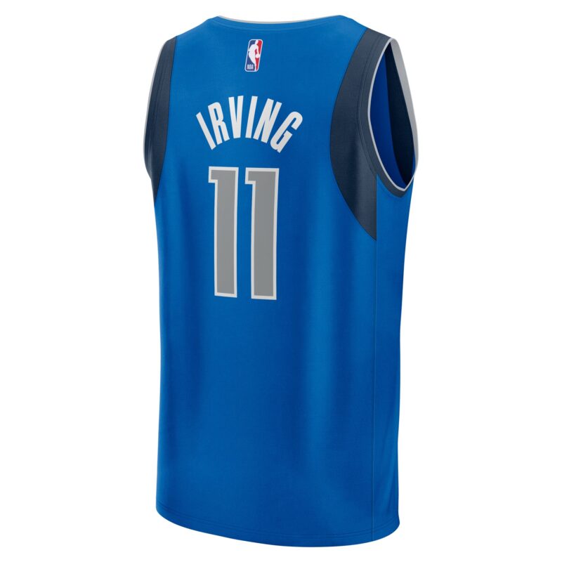 Kyrie Irving Dallas Mavericks Fast Break Player Jersey - Icon Edition - Blue - Image 3