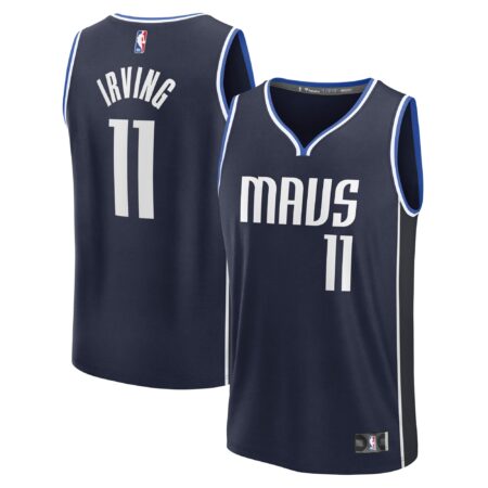 Kyrie Irving Dallas Mavericks Fast Break Player Jersey - Statement Edition - Navy