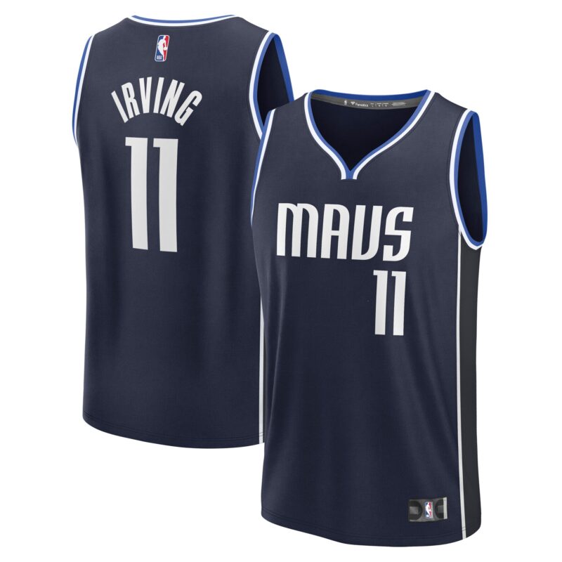 Kyrie Irving Dallas Mavericks Fast Break Player Jersey - Statement Edition - Navy