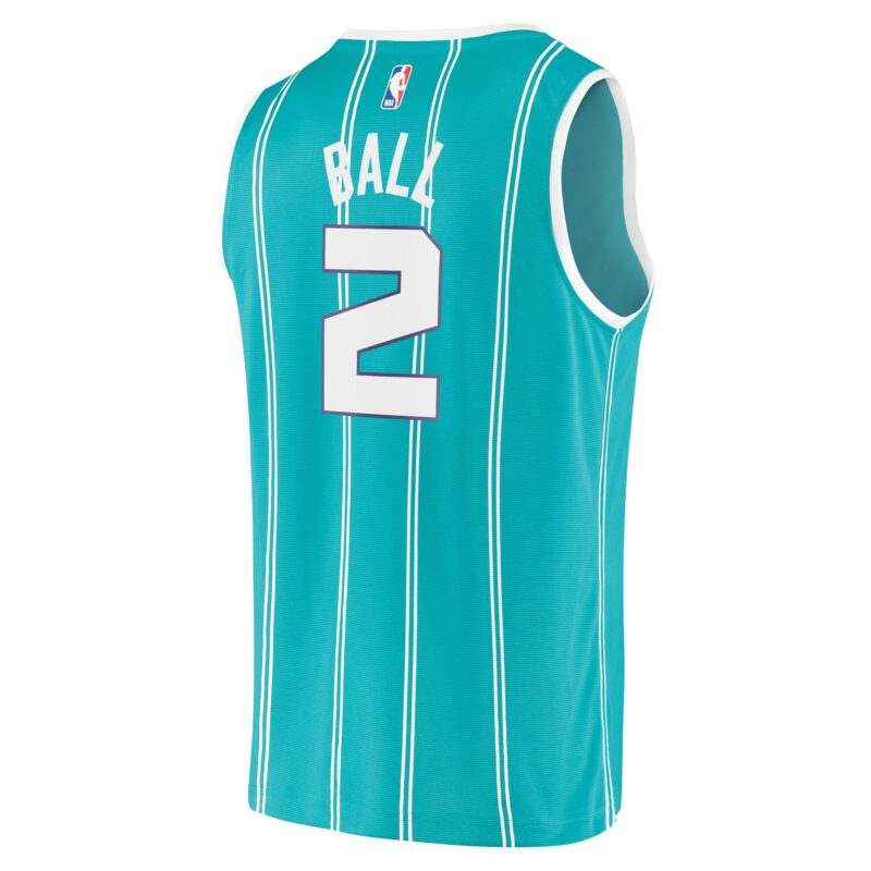 LaMelo Ball Charlotte Hornets Fast Break Jersey Teal - Icon Edition - Image 3