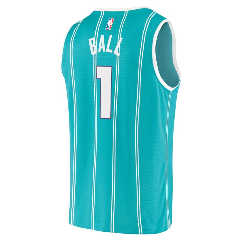 LaMelo Ball Charlotte Hornets Fast Break Jersey - Icon Edition - Teal - Image 3