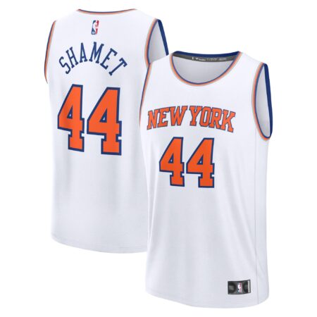 Landry Shamet New York Knicks Fast Break Player Jersey - Association Edition - White