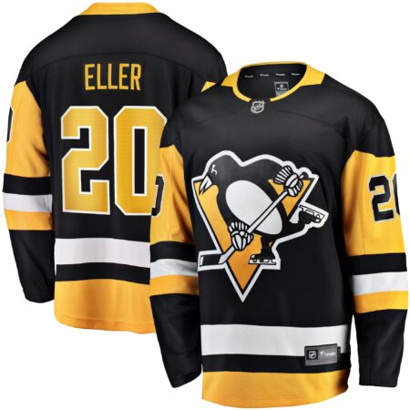 Lars Eller Pittsburgh Penguins Home Breakaway Jersey - Black