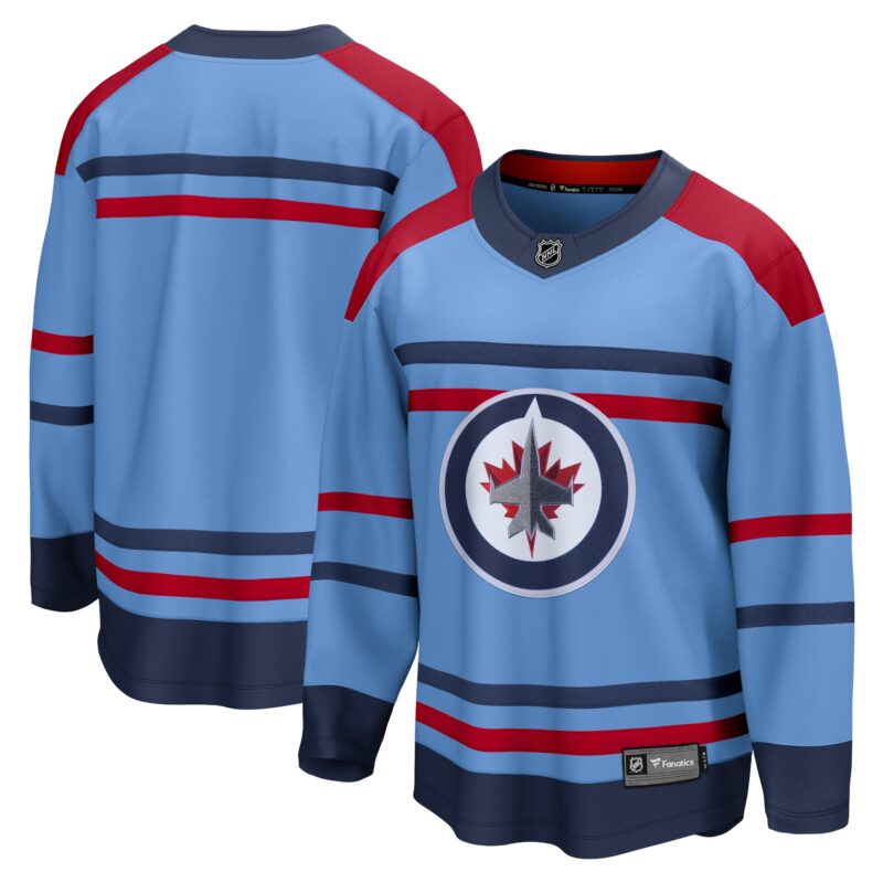 Winnipeg Jets Anniversary Premier Breakaway Jersey - Light Blue