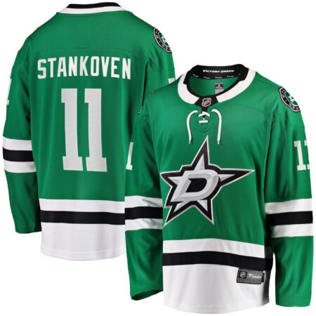Logan Stankoven Dallas Stars Premier Breakaway Player Jersey - Kelly Green