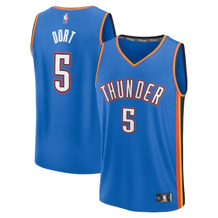 Luguentz Dort Oklahoma City Thunder Fast Break Player Jersey - Icon Edition - Blue