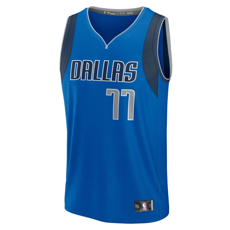 Luka Dončić Dallas Mavericks Fast Break Player Jersey - Icon Edition - Blue - Image 2