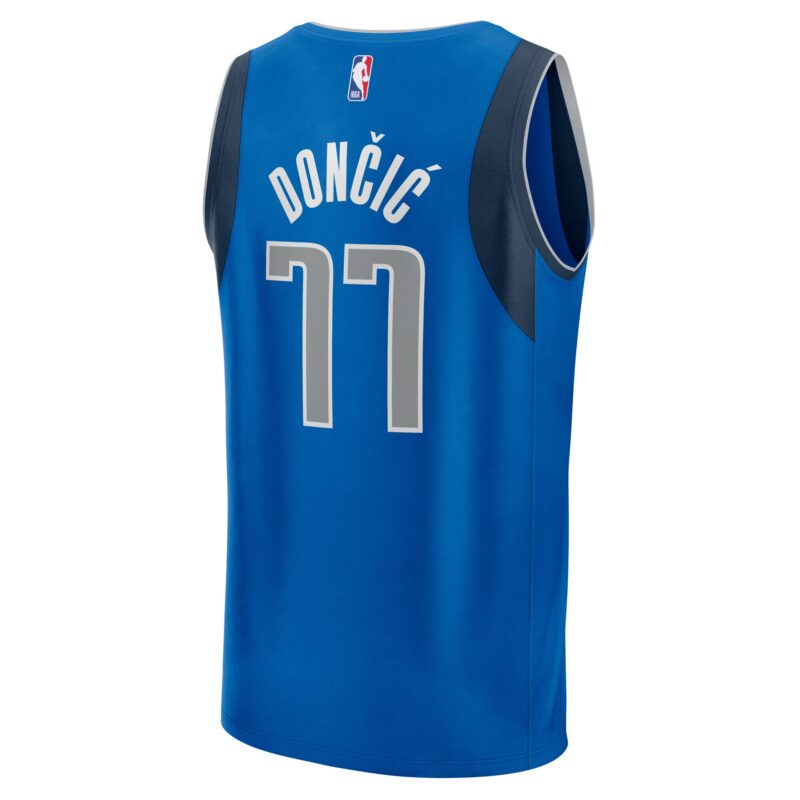 Luka Dončić Dallas Mavericks Fast Break Player Jersey - Icon Edition - Blue - Image 3