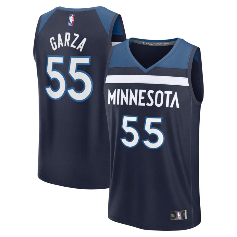 Luka Garza Minnesota Timberwolves Fast Break Player Jersey - Icon Edition - Navy