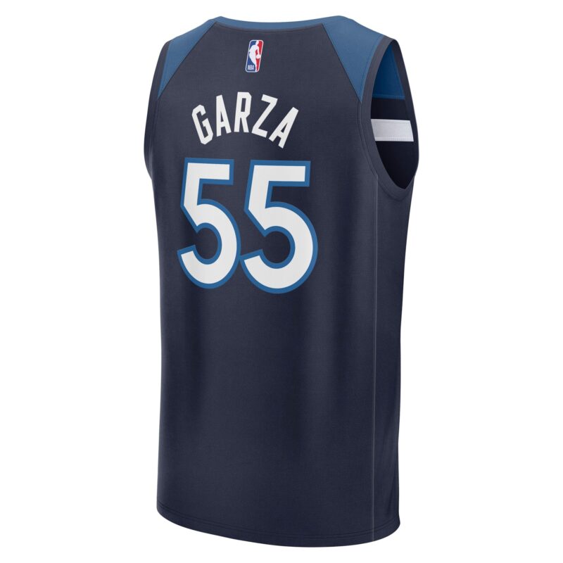 Luka Garza Minnesota Timberwolves Fast Break Player Jersey - Icon Edition - Navy - Image 3