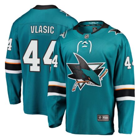 Marc-Edouard Vlasic San Jose Sharks Premier Breakaway Player Jersey - Teal