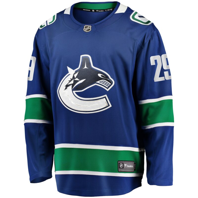 Marcus Pettersson Vancouver Canucks Home Breakaway Jersey - Blue - Image 2