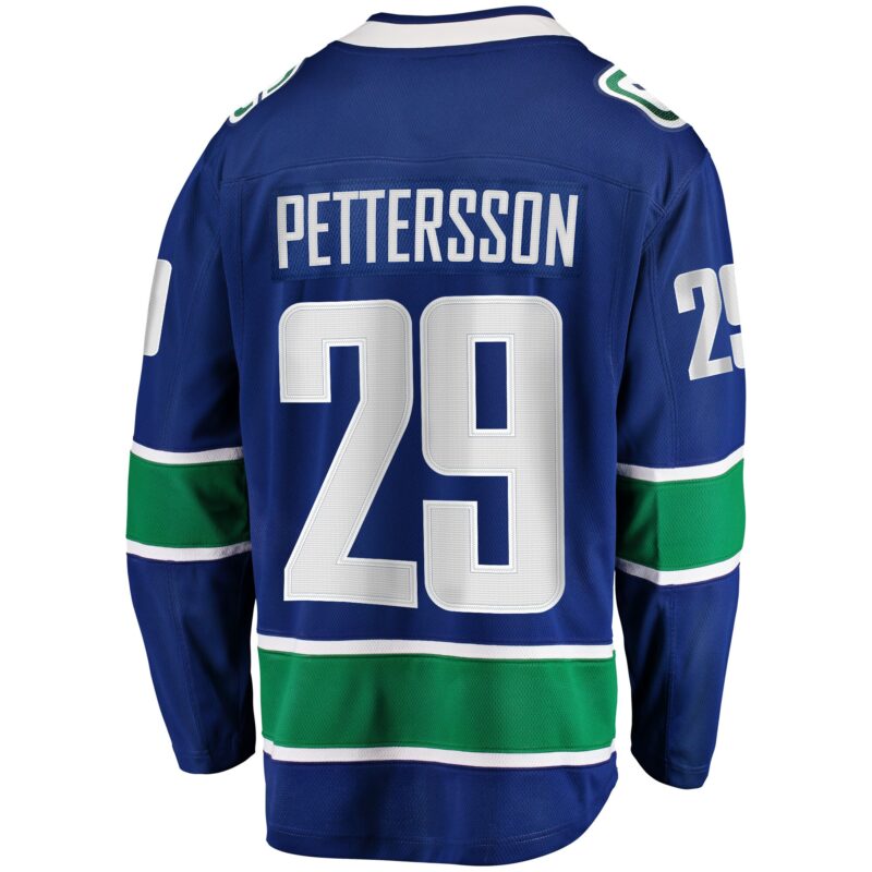 Marcus Pettersson Vancouver Canucks Home Breakaway Jersey - Blue - Image 3
