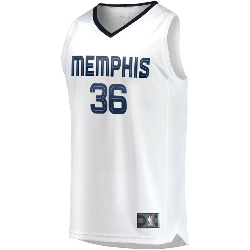 Marcus Smart Memphis Grizzlies Fast Break Player Jersey - Association Edition - White - Image 2