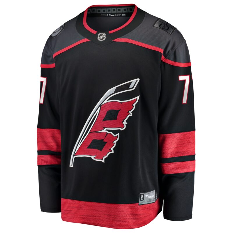 Mark Jankowski Carolina Hurricanes Home Breakaway Jersey - Black - Image 2
