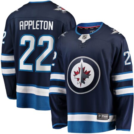 Mason Appleton Winnipeg Jets Home Breakaway Jersey - Navy