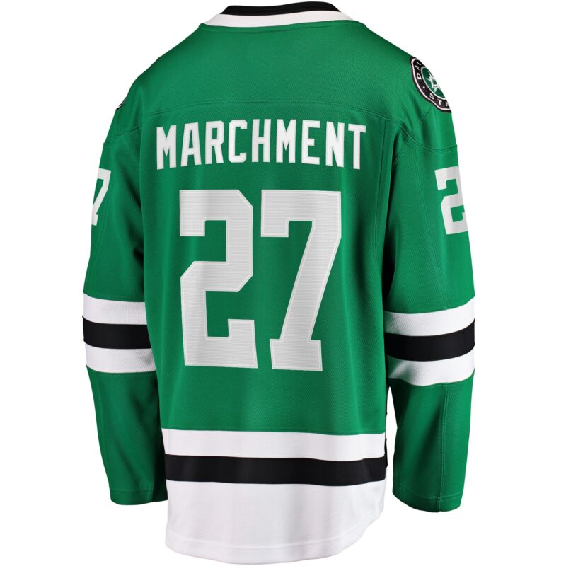 Mason Marchment Dallas Stars Home Breakaway Player Jersey - Kelly Green - Image 3