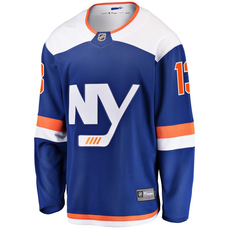 Mathew Barzal New York Islanders Alternate Breakaway Jersey - Blue - Image 2