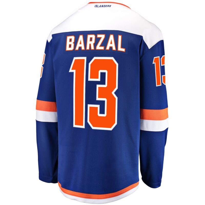 Mathew Barzal New York Islanders Alternate Breakaway Jersey - Blue - Image 3